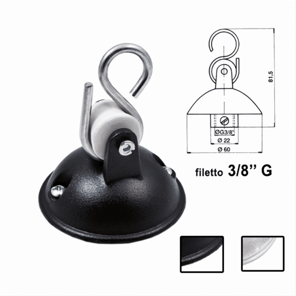 Raccordo di sospensione 3/8" GAS