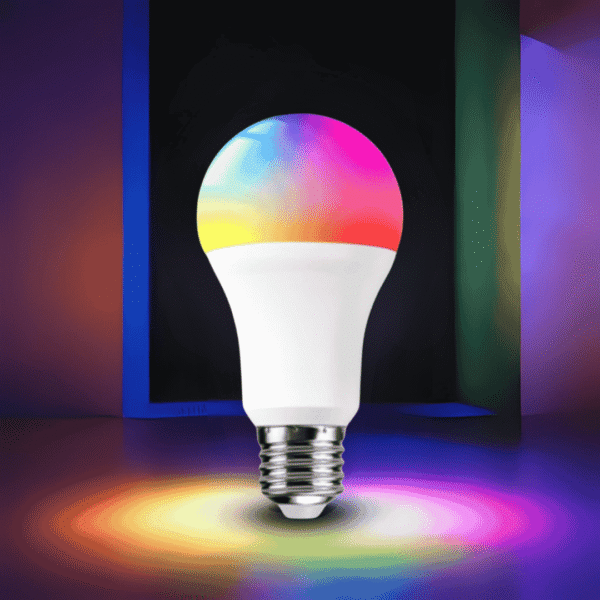 lampadina smart led e27 rgb e luce bianca regolabile tramite app