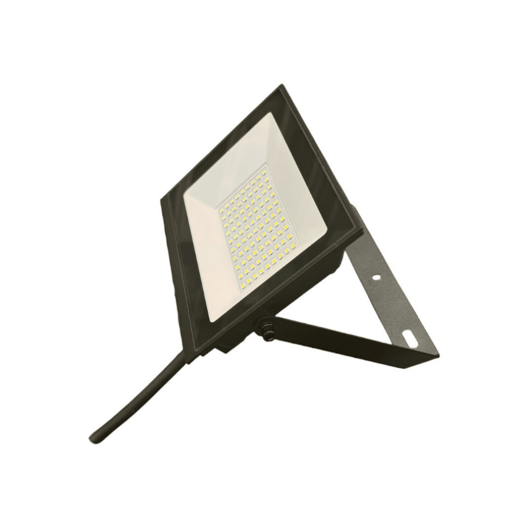 proiettore led 50w da esterno con staffa orientabile e sensore di presenza PIR