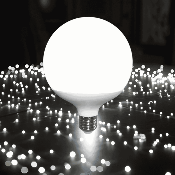 Lampadina LED E27 15 W tonda dimmerabile 3000K