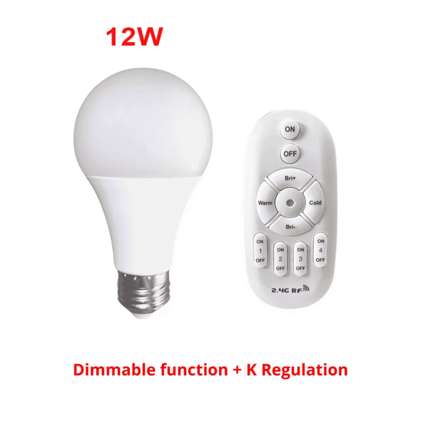 Lampadina LED E27 12W telecomandabile ( telecomando non incluso vedi codice LS005-RC)