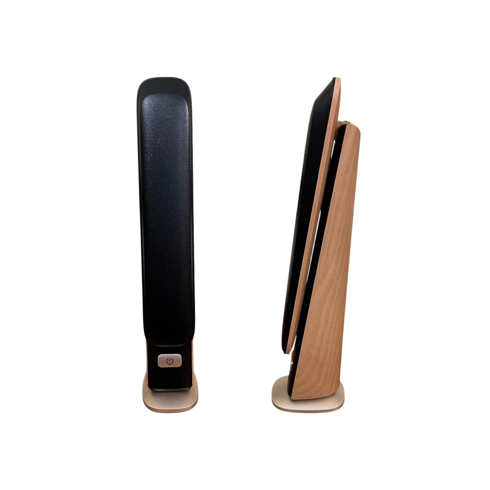 lampada da tavolo led pieghevole dimmerabile con 3 temperature colore sfondo bianco